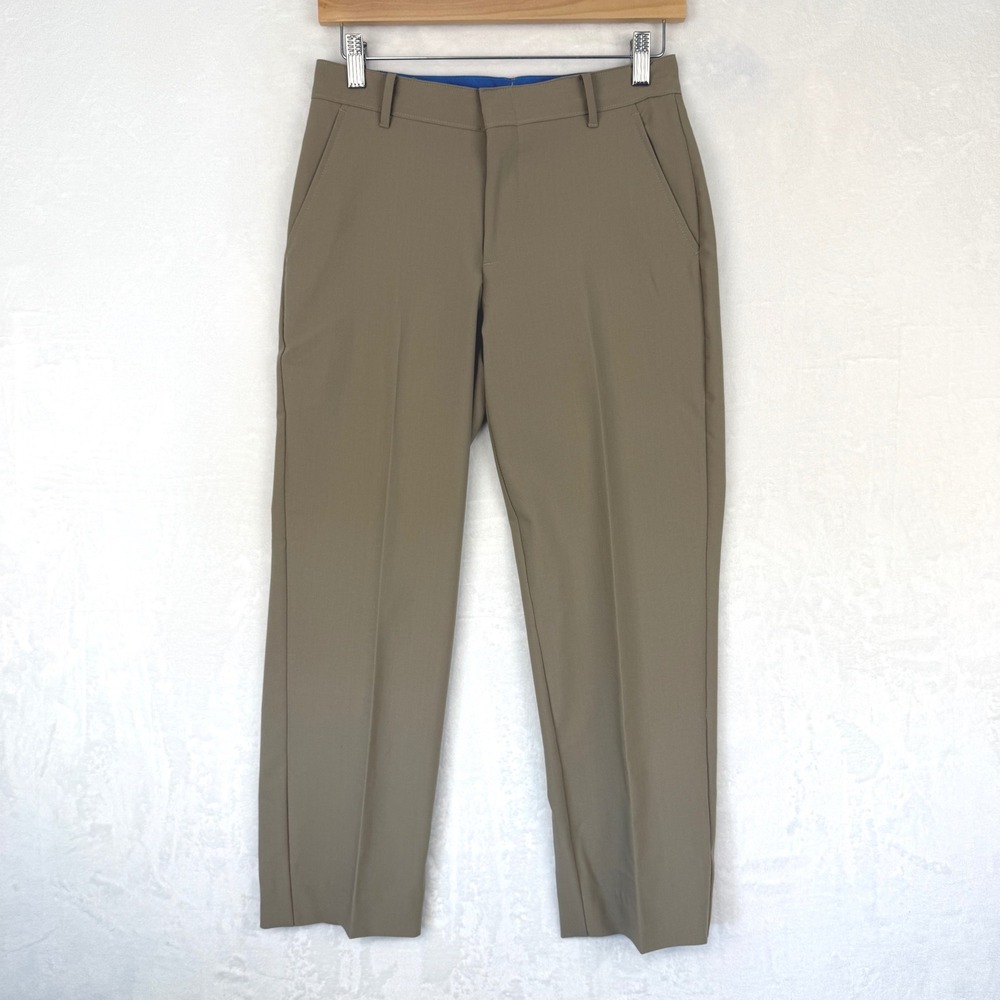 IZOD Boys Khaki Tan Dress Pants Regular Fit Size 14 Stretch Chino‎ Trousers